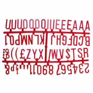 Beaumont 31mm Letter Set (390 characters) Red - CZ612 - 1