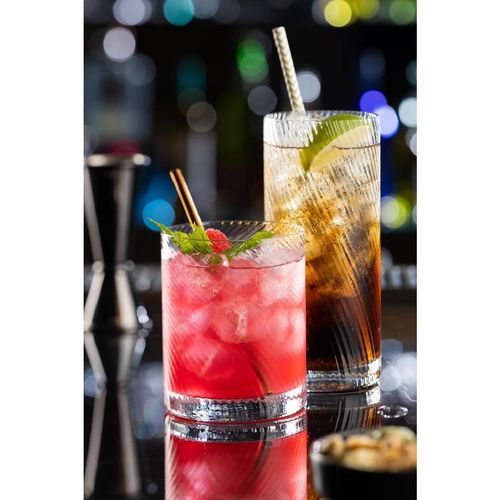 Utopia Twisted Hayworth Double Old Fashioned Glasses 325ml (Pack of 6) - DZ442 - 2