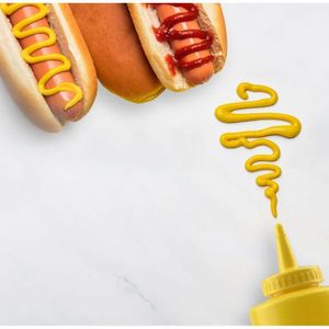 Beaumont Squeeze Sauce Bottle Yellow 12oz - CZ654 - 3