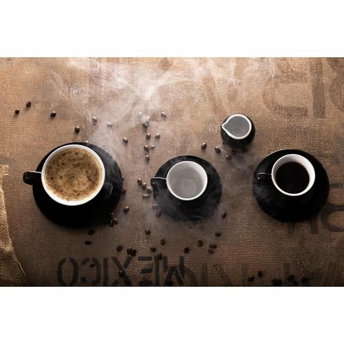 Olympia Cafe Coffee Cup Black - 230ml 8fl oz (Pack of 12) - CU953 - 9