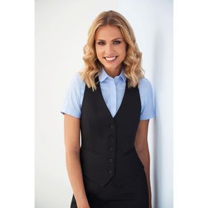 Brook Taverner Ladies Luna Black Waistcoat Small - BA057-S - 3