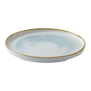 Churchill Homespun Accents Aquamarine Walled Plate 260mm (Pack of 6) - CU660 - 3