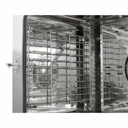 Buffalo Freestanding Smart Touchscreen Compact Combi Oven ?6 x GN 1/1 with Installation Kit and Extraction Hood - SA773 - 7
