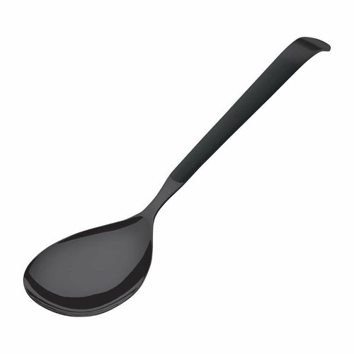 Amefa Buffet Solid Serving Spoon Black (Pack of 12) - DX665 - 1