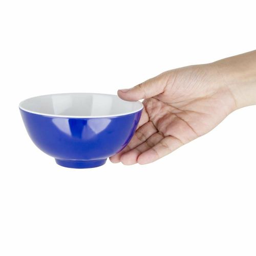 Olympia Kristallon Gala Melamine Bowls Blue 125mm (Pack of 6) - DX438 - 6