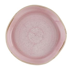 Churchill Stonecast Petal Pink Organic Walled Bowls 232mm (Pack of 6) - HR406 - 1