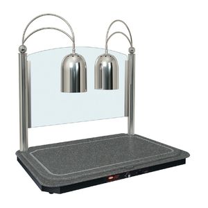 Hatco Decorative Carving Station with Double Heat Lamp DCSB400-3624-2 - DZ841 - 1
