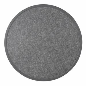 Bolero Fibre Glass Round Table Top Brushed Black 580mm - DL489 - 3