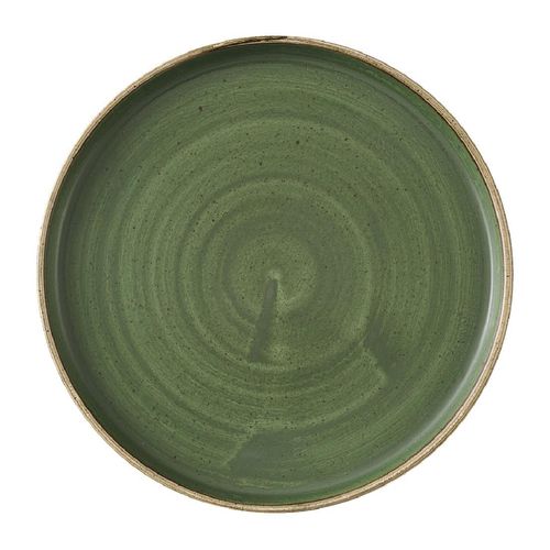 Churchill Stonecast Sorrel Green Walled Plates 210mm (Pack of 6) - HX013 - 1