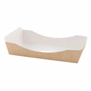 Huhtamaki Taste Croissant Tray with PET Film 'Sneezeguard' (Pack of 320) - HP963 - 1