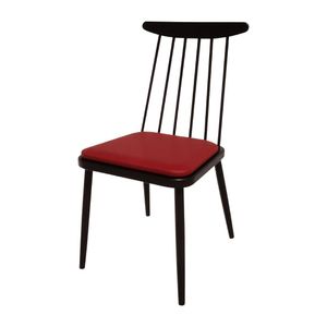 Bolero Bespoke Frank Side Chair Red/Charcoal - HS464 - 1