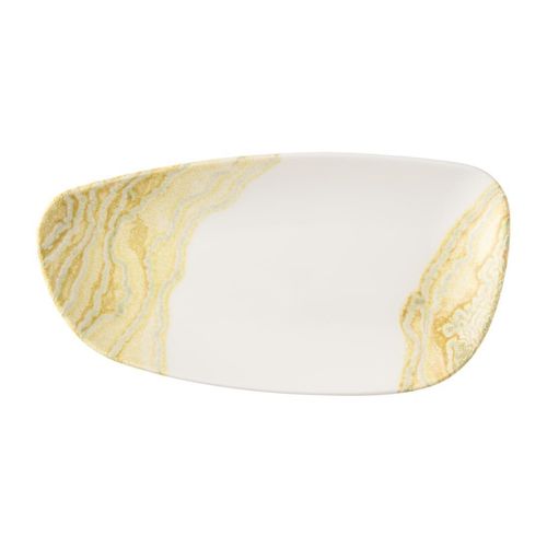 Churchill Tide Gold Chefs Geo Plates 330 x 178mm (Pack of 6) - HX173 - 1