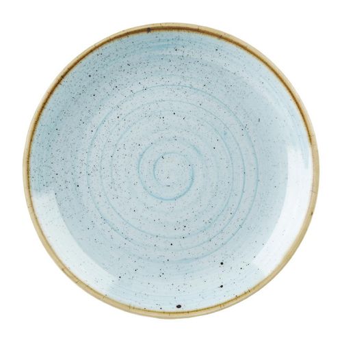 Churchill Stonecast Duck Egg Coupe Plates 228mm (Pack of 12) - HX019 - 1