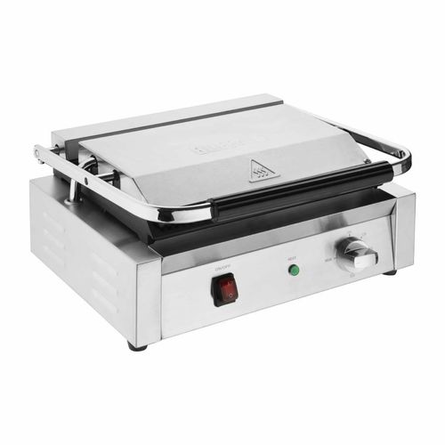 Buffalo Bistro Large Ribbed Contact Grill - CU602 - 2
