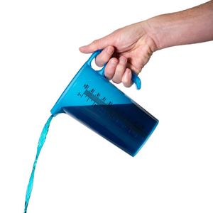 Pro-Measures Polypropylene Measuring Jug Blue 1Ltr - HP866 - 3