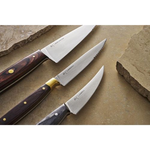 Adam Simha Burlington Steak Knives Black 26cm (Pack of 6) - VV4313 - 3