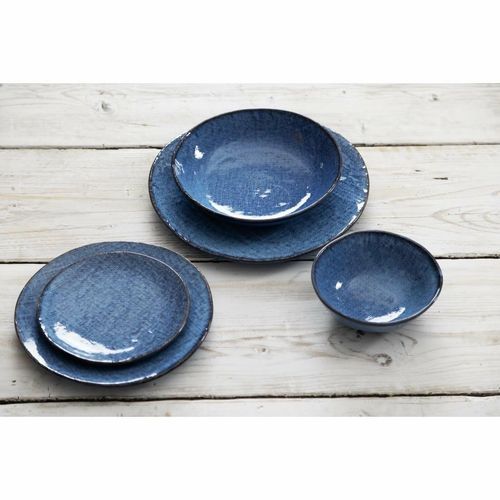 Olympia Denim Blue Coupe Plates 230mm (Pack of 6) - FU221 - 5
