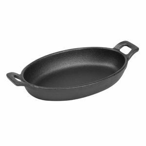 Olympia Cast Iron Oval Eared Dish 180x120mm - FW818 - 3