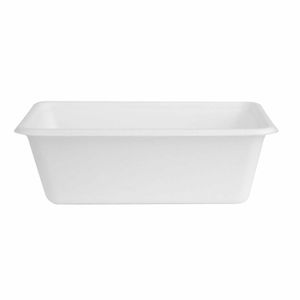 Fiesta Compostable Bagasse Food Container Bases 800ml (Pack of 100) - HW035 - 1