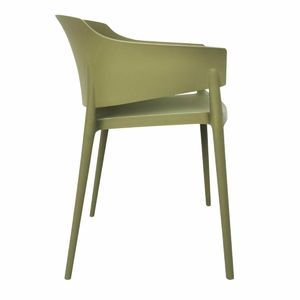 Bolero Lorenzo Cafe Chairs Green Tea (Pack of 2) - DX971 - 3