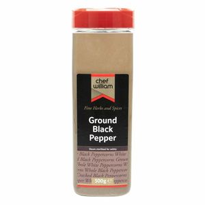 Chef William Ground Black Pepper 500g - KA003 - 1