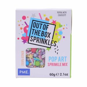 PME Out the Box Pop Art Sprinkle Mix 60g - HU336 - 1