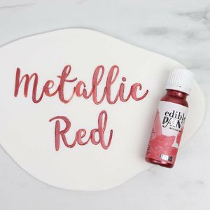 PME Edible Paint 20g - Metallic Red - HU240 - 3