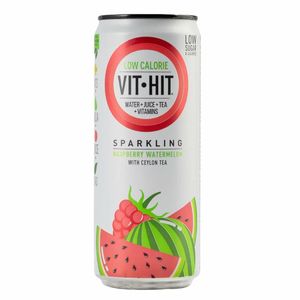 VITHIT Sparkling Raspberry & Watermelon Vitamin Water 330ml (Pack of 12) - HS819 - 1