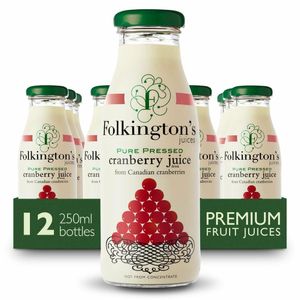Folkington's Juices Cranberry Glass Bottle 250ml (Pack of 12) - FU465 - 3