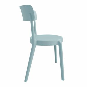 Bolero Mila Caf? Chairs Icy Blue (Pack of 2) - DX973 - 3