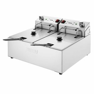 Buffalo Double Electric Fryer with Timer 2x5Ltr - CU624 - 3