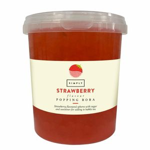 Simply Strawberry Popping Boba 870g - KA372 - 1