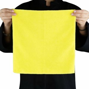 Jantex Microfibre Cloths Yellow (Pack of 5) - HX272 - 3