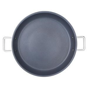 Vogue Aluminium Non-stick Teflon Platinum Plus Paella Pan 35cm - HT990 - 3