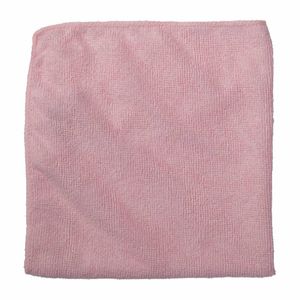 Rubbermaid Economy Microfibre Cloth Pink 400x400mm (Pack of 24) - HZ150 - 1