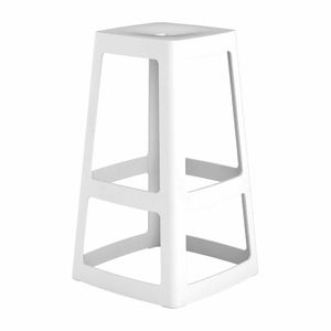 Origin Base High Stool Traffic White 440x440x750mm (Pack of 2) - HX786 - 1