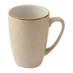 Churchill Stonecast Nutmeg Cream Profile Mugs 355ml (Pack of 12) - HY951 - 1