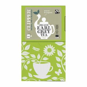 Clipper Fairtrade Organic Earl Grey Tea - Envelope, String & Tag (Pack of 250) - KA505 - 1