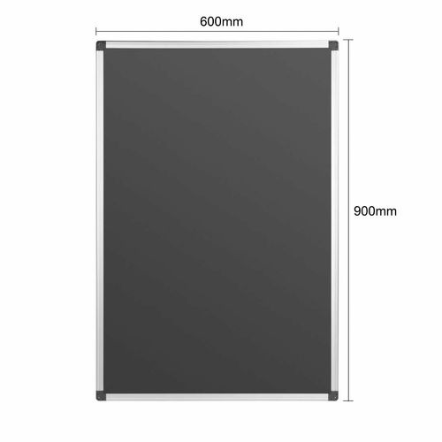 Olympia Black Magnetic Board 600x900mm - HS807 - 4