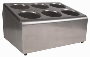 Gw S/St Holder Complete W/ 6 Cutlery Cylinder - 1