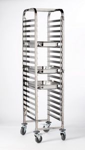 St/St. Gastronorm 1/1 Trolley 20 Shelves - 1