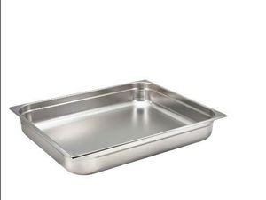 St/St Gastronorm Pan 2/1 - 100mm Deep - 1