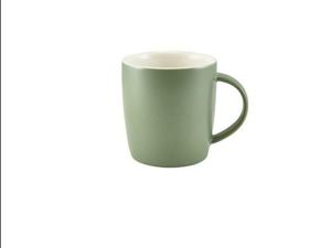 GenWare Porcelain Matt Sage Cosy Mug 35cl/ 12.3oz (Pack of 6) - 1