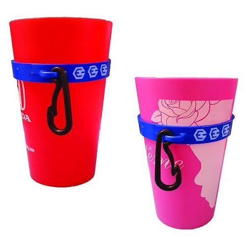 Custom Branded Low Cost Lanyard Cup Holder - 1