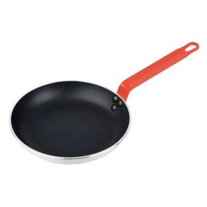 Hygiplas Aluminium Non-Stick Teflon Platinum Plus Frying Pan with Red Handle 24cm - HT965 - 1