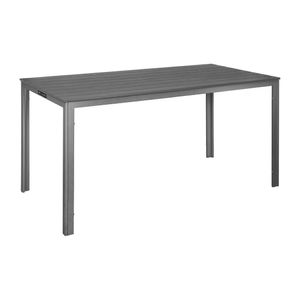 Bolero Valletta Grey Slatted Outdoor Table 1560mm - HZ020 - 1