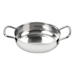 Olympia Table Presentation Double Handle Dish Stainless Steel 125mm - HY100 - 3
