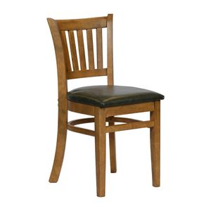 Turin Dining Table with 4 Manhattan Dining Chairs Weathered Oak with Bison Cedar - JA218 - 1