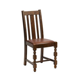 Thame Dining Chair in Vintage Wood with Bison Espresso Seat (6 Pack) - JA264 - 1