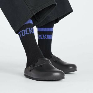 Birkenstock Cotton Tennis Sock Black Size 8-9.5 - HZ965-8 - 3